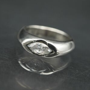 N358 ダイヤモンド風 925刻印 リング デザイン シルバー 指輪 10~11号