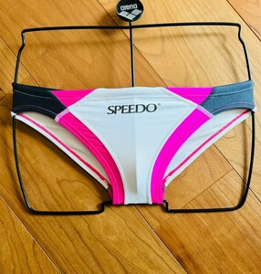 【レア】SPEEDO / RQ-632 / ホワイト×ピンク×グレー / キネシスカット / SSサイズ / ライフセーバー ライフガード / 競泳水着 競パン