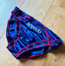 【新品・レア】SPEEDO / アクアスペック/ 旧ロゴ/ フュージョンカット / ライフセーバー ライフガード / 超光沢 / 競パン 競泳水着_画像3