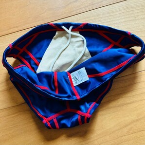 【新品・レア】SPEEDO / アクアスペック/ 旧ロゴ/ フュージョンカット / ライフセーバー ライフガード / 超光沢 / 競パン 競泳水着の画像9