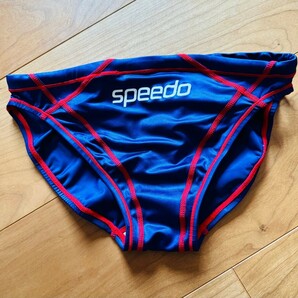 【新品・レア】SPEEDO / アクアスペック/ 旧ロゴ/ フュージョンカット / ライフセーバー ライフガード / 超光沢 / 競パン 競泳水着の画像2