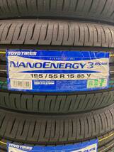 【195/55R15】【2023年製】ＴＯＹＯ トーヨーナノエナジー3+ NANOENERGY3+ 195/55-15 4本価格 4本送料税込み￥31000～【夏用】_画像2