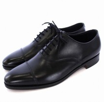 JOHN LOBB ジョンロブ CITY Ⅱ シティ2 6.5 E ストレートチップ ブラック 黒 革靴 ビジネス ドレス シューズ Edward Green シューツリー付_画像1