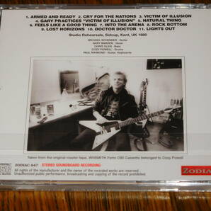 未開封新品 MICHAEL SCHENKER GROUP / SIDCUP REHEARSALS 1980 初回ナンバリングステッカー付 ZODIAC Cozy Powell Gary Barden の画像2