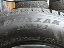 L995-3 送料無料 225/60R18 冬1本 スタッドレス 100Q 225/60-18 225-60-18 ブリヂストン ブリザック DM-V3 CR-V エクストレイル エスクード_画像4