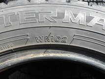 Y408-1 送料無料 185/60R15 冬4本セット スタッドレス 84Q 185/60-15 185-60-15 ダンロップ ウィンターマックス WM02 シエンタ ヴィッツ_画像8