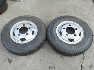 M23-ソ1 6.50R16 冬2本セット スタッドレス LT 10PR 650R16 650-16 ブリヂストン ブリザック W969 16インチ鉄ホイール トピー