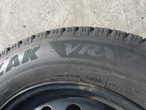 M35-ソ1 送料無料 165/70R14 冬4本セット スタッドレス 81Q 165/70-14 165-70-14 ブリヂストン ブリザック VRX2 14インチ鉄ホイール トピー_画像8