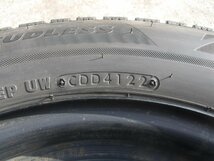 M35-ソ1 送料無料 165/70R14 冬4本セット スタッドレス 81Q 165/70-14 165-70-14 ブリヂストン ブリザック VRX2 14インチ鉄ホイール トピー_画像9