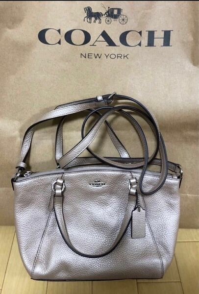 ★新品 COACH コーチ ミニ ケルシーサッチェル ショルダーバッグ　レザー 