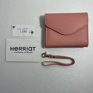 HeRRiaT 名刺入れ カードケース カードホルダーミニ　ストラップ付　新品 定期入れ　（1490）