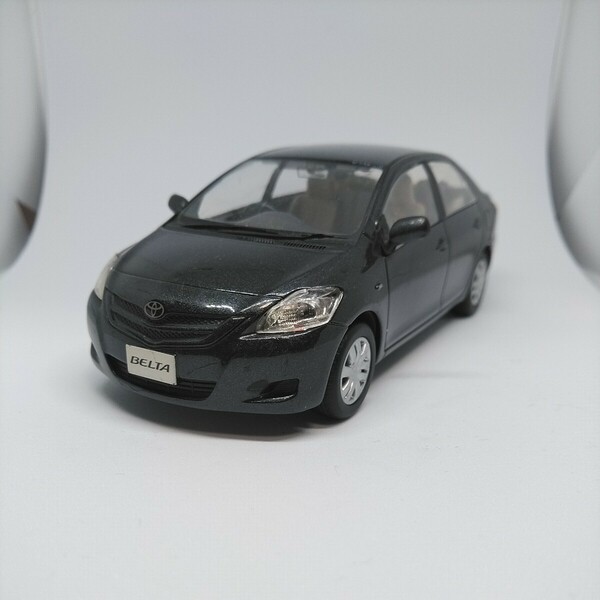 【送料無料】トヨタベルタ前期　1/30　カラーサンプル　ミニカー　非売品　カラーNo.1E0　ダークグレーマイカ　TOYOTA BELTA