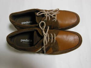 PEDALA ASICSpedala* Asics men's shoes * walking shoes 25cm 3E original leather Brown free shipping 