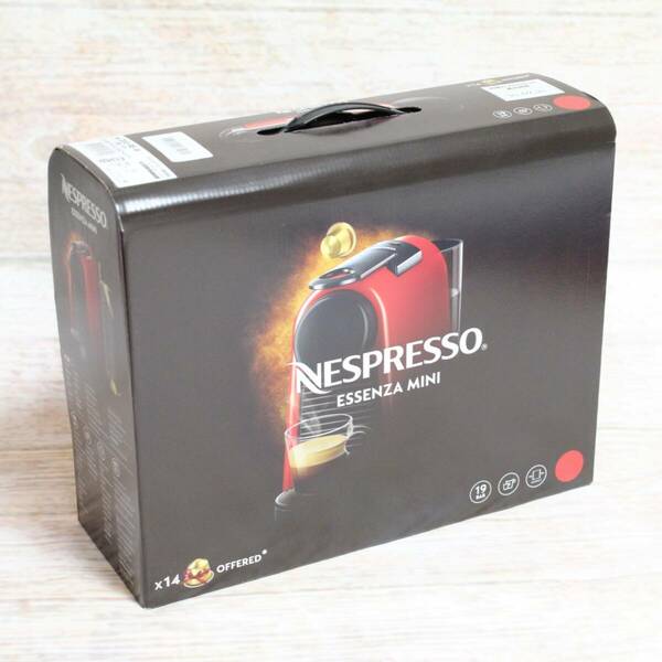 ネスプレッソ カプセル式コーヒーメーカー エッセンサ ミニ D30RE ルビーレッド