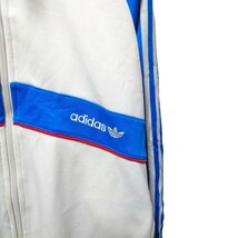 【adidas】90's ロゴ刺繍 スリーライントラックジャケット A-1719_画像6