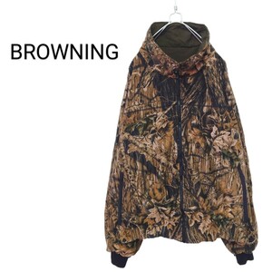 【BROWNING】リアルツリーカモ リバーシブルブルゾン S-422