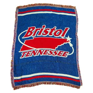 vintageラグ、カーペットBristol Tennesseeシティロゴ433