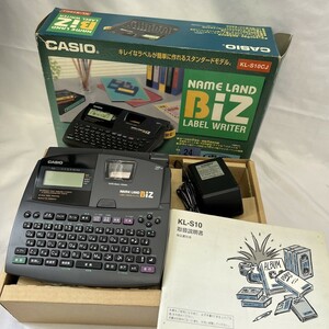 CASIO NAME LAND Biz KL−S10CJ ラベルライター 動作確認済み カシオ ネームランド テープ付 ネームラベル 浦MY0320-23