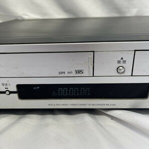 TOSHIBA 東芝 VTR 一体型HDD＆DVD ビデオレコーダー AK-V100 浦MY0323-25の画像3