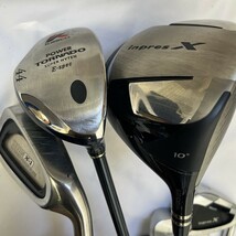 ゴルフクラブ 6本 ヤマハ インプレス X スリクソン SRIXON I-404 アイアン キャスコ Kasco POWER TORNADO E-SPECユーティリティー Y0324-7_画像3