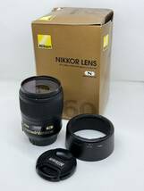 【美品】ニコン NIKON AF-S Micro NIKKOR 60mm f/2.8G ED 元箱フードケース付き 光学系動作良好 防湿庫保管_画像1