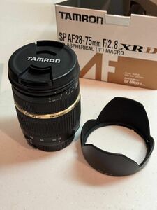 【美品】ニコンFマウントタムロン TAMRON 28-75mm F2.8 元箱フード付き 光学系動作良好 防湿庫保管