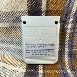 y111 ソニー純正 PS1用メモリーカード 容量15ブロック 分解清掃端子整備済 送料63円～の画像2