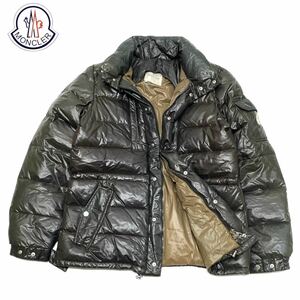 国内正規品 MONCLER モンクレール ROD DOWN JACKET ロッド ナイロン ダウンジャケット ジップアップ ロゴワッペン 1 メンズ