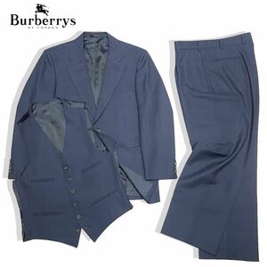 正規品 Burberrys バーバリーズ 3P スーツ セットアップ カシミヤ混 2B テーラードジャケット スラックスパンツ ベスト ジレ ビジネス AB5