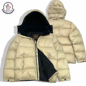 国内正規品 MONCLER モンクレール BAZILLE 41311-50-68959 ナイロン ダウンジャケット ジップアップ 茶タグ ロゴ ワッペン 00 メンズの画像1