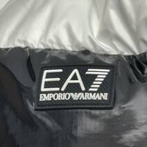 正規品 EA7 EMPORIO ARMANI エンポリオアルマーニ 6LPB10 PNSZZ ナイロン 中綿 ジャケット ジップアップ ブルゾン ロゴ M ホワイト_画像9