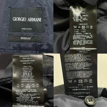 国内正規品 GIORGIO ARMANI ジョルジオ アルマーニ 9WGAS00G T004K HERITAGE スーツ タキシード ジャケット スラックスパンツ 44 ネイビー_画像5