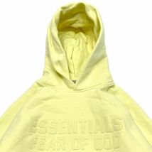 正規品 FOG ESSENTIALS エッセンシャルズ フィアオブゴッド FRONT LOGO HOODIE エンボス ロゴ フーディー プルパーカー M_画像8