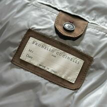 L87★極美品★21-22AW★極上レザー ダウンベスト ブルネロクチネリ BRUNELLO CUCINELLI スエードレザー ダウンジャケット ブラウン_画像9