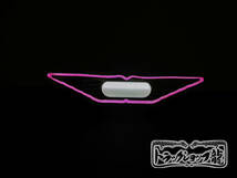 日野 大型 バスマーク用部品 ダイヤカット アクリル板 色:ピンク【中心クリア】 トラック アンドン P0015S _画像4