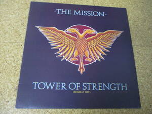 ◎The Mission★Tower Of Strength (Bombay Mix)/ＵＫ　12インチ Single盤☆ブラック・インナースリーブ