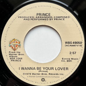 【試聴 7inch】Prince / I Wanna Be Your Lover 7インチ 45 muro koco フリーソウル サバービア Nice & Smooth