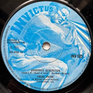 【試聴 7inch】Freda Payne / The Unhooked Generation 7インチ 45 muro koco フリーソウル サバービア JVC Force Holland-Dozier-Holland