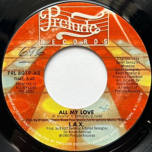 【試聴 7inch】L.A.X. / All My Love 7インチ 45 muro koco フリーソウル サバービア 