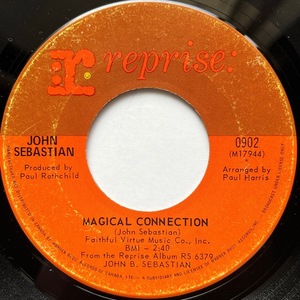 【試聴 7inch】John Sebastian / Magical Connection 7インチ 45 muro koco シティポップ フリーソウル Lovin' Spoonful Pizzicato Five