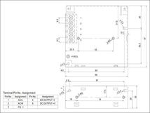 スイッチング電源 48V 0.8A 38.4W 直流安定化電源 Meanwell NES-35-48 メタル製_画像3