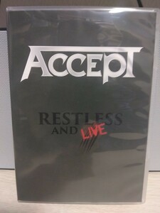 *ACCEPT*RESTLESS AND LIVE[ domestic record with belt ] accessory pto live Blu-ray Japanese title & explanation attaching 