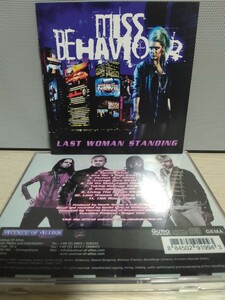 ☆MISS BEHAVIOUR☆LAST WOMAN STANDING【必聴盤】ミス・ヴィヘイヴィアー 北欧メロハー 美品 CD