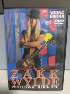 ☆ZAKK WYLDE☆PENTATONIC HARDCORE【ギタリスト必聴盤】ザック・ワイルド ペンタトニック・ハードコア 教則DVD 貴重 美品