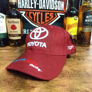 即決　新品　送料無料　TOYOTA　CAP　キャップ　レーシング　サーキット　F1　トヨタ自動車　モーターサイクル