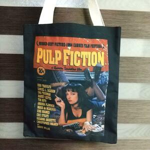 即決　新品　送料無料　パルプフィクション　トートバッグ　USA　映画　PULP　FICTION　LA　USA　ロサンゼルス　CA　