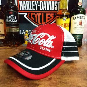 即決　新品　送料無料　コカコーラ　キャップ　CAP　Coke on　Enjoy　赤x白　USA　アメリカ　刺繍　コーラ　US　炭酸飲料