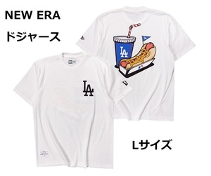 即決　新品　送料無料　ドジャース　LA　MLB　半袖　Tシャツ　白　L　野球　ベースボール　大リーグ　ロサンゼルス　大谷翔平　野球観戦