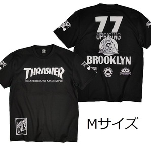 即決　新品　送料無料　スラッシャー　半袖Tシャツ　M　ストリート系　THRASHER　ロック　バイク　スケードボード　スケーター