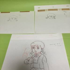 アニメ いなかっぺ大将 大柿キク子 原画 6枚の画像2